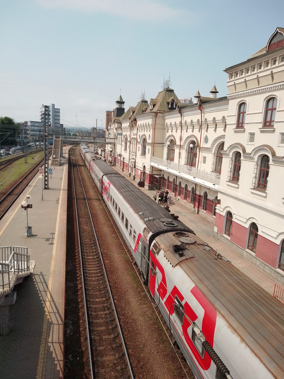 Bahnhof von Wladiwostok, das Ende der Transsib-Route